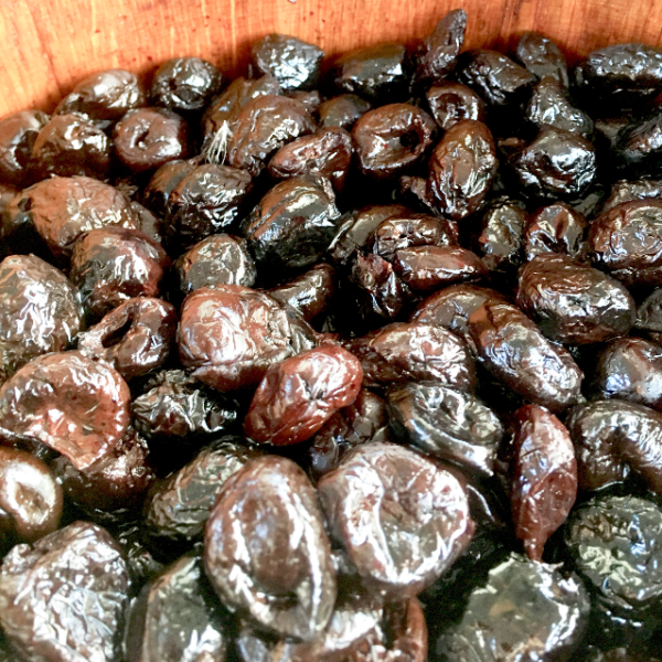 olives noires dénoyautées